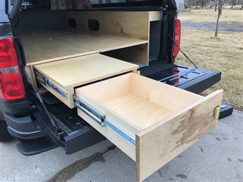 pull out drawer truck storage